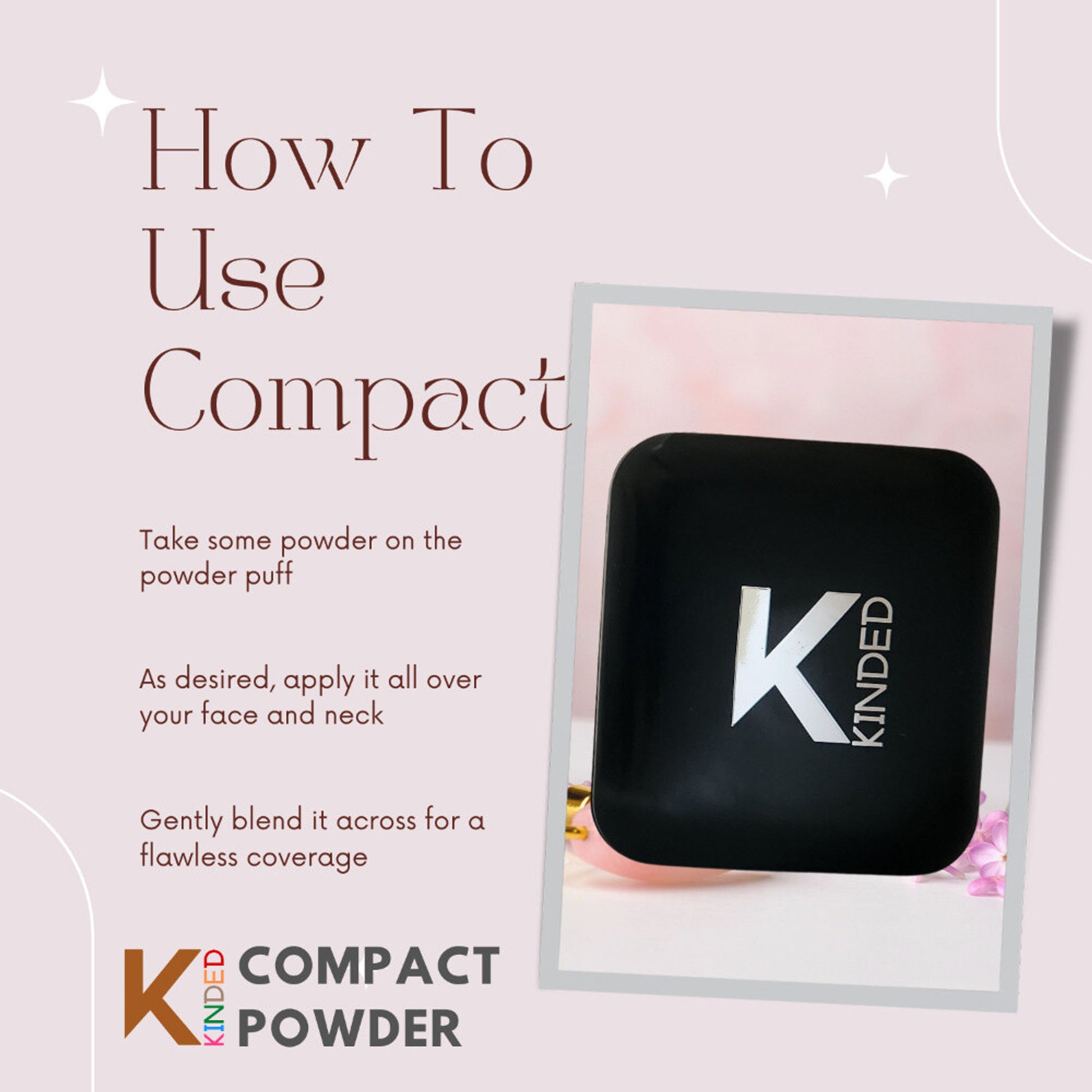 kinded sun protection compact powder with vitamin e 03 warm beige