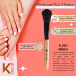 Thumbnail for KINDED Professional Natural Wooden Handle Blush Makeup Brush