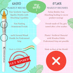 Thumbnail for KINDED Professional Natural Wooden Handle Concealer Makeup Brush