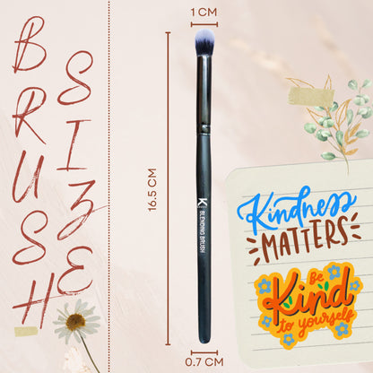 KINDED Professional Natural Wooden Handle Blending Makeup Brush