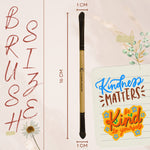 Thumbnail for KINDED Professional Natural Wooden Handle 2 in 1 Eyeshadow Applicator Makeup Brush