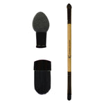 Thumbnail for KINDED Professional Natural Wooden Handle 2 in 1 Eyeshadow Applicator Makeup Brush