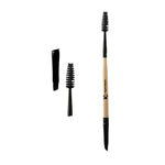 Thumbnail for KINDED Professional Natural Wooden Handle 2 in 1 Masaca & Angular Makeup Brush