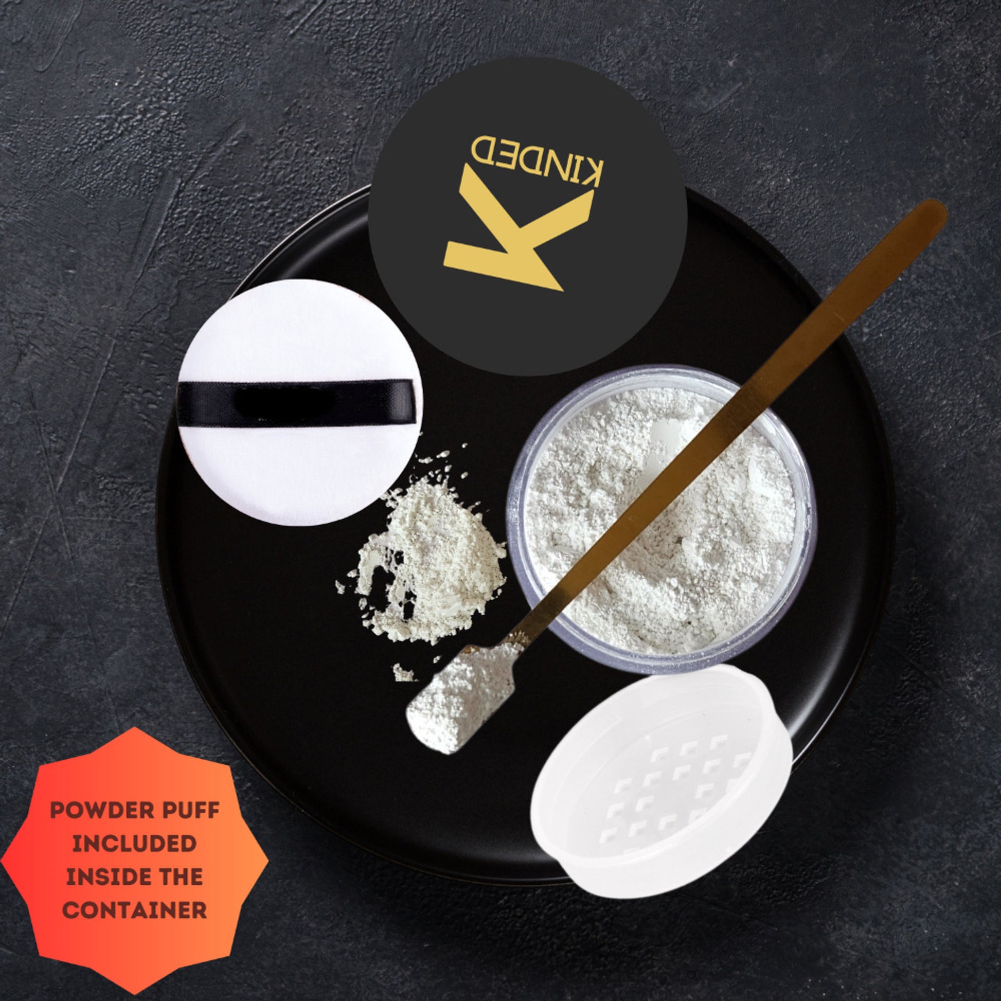 kinded setting loose powder translucent white