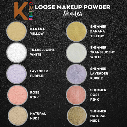 kinded setting loose powder translucent white