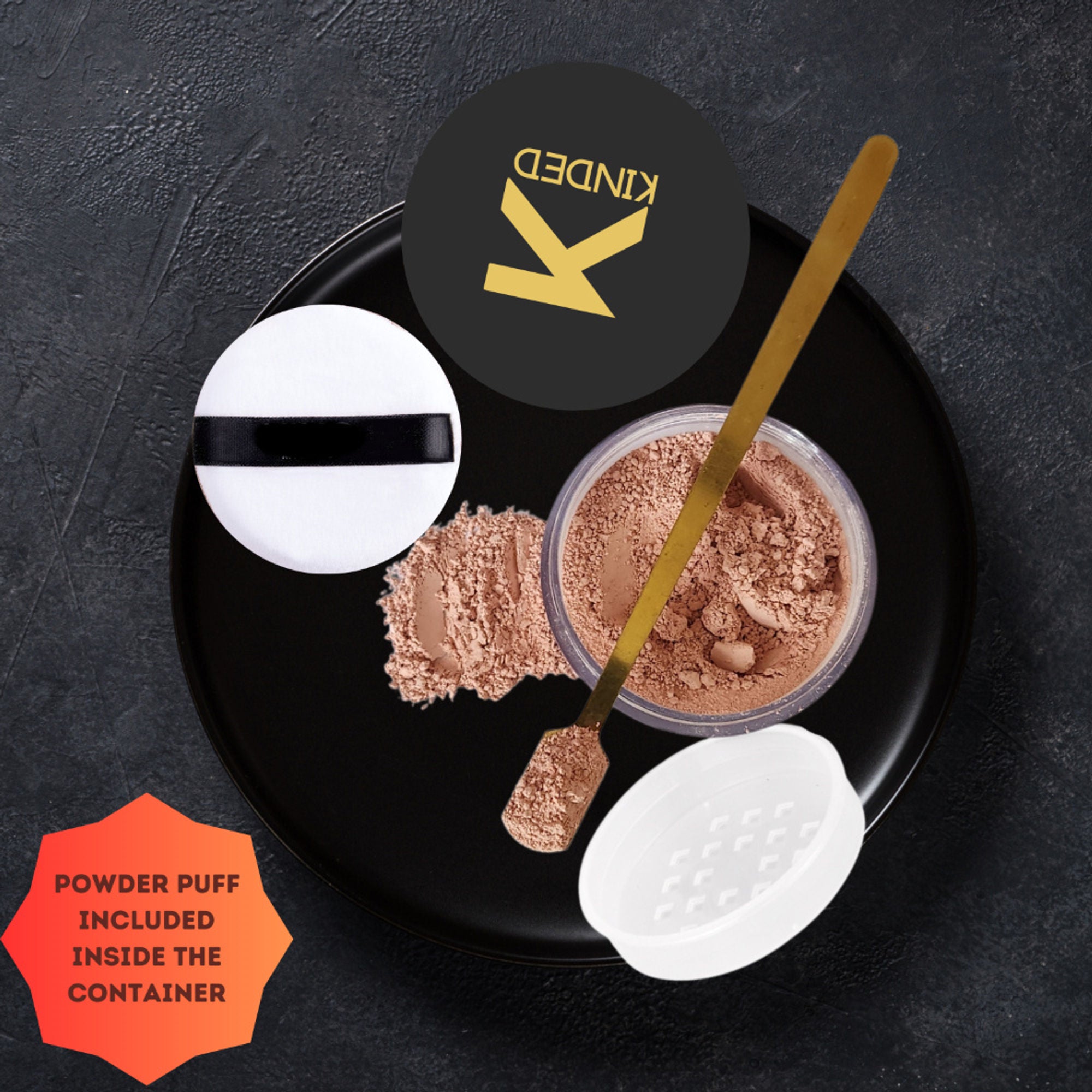 kinded setting loose powder rose pink