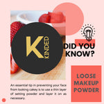 Thumbnail for kinded highlighter loose powder shimmer translucent white