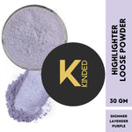 Thumbnail for kinded highlighter loose powder shimmer lavender purple