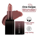 Thumbnail for Swiss Beauty HD Matte Lipstick , High Coverage , Lightweight - 26 Nude Affair