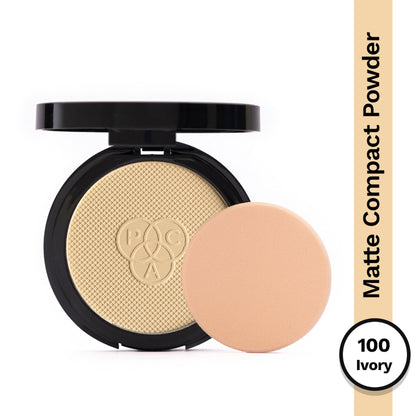 PAC Matte Touch Compact Powder - 100 Ivory