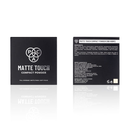 PAC Studio Matte Touch Compact Powder - 100 Ivory - Distacart