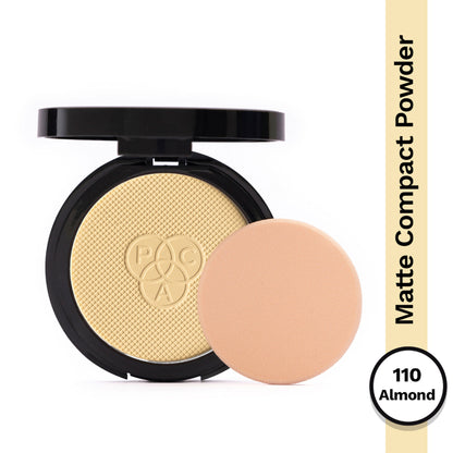 PAC Matte Touch Compact Powder - 110 Almond