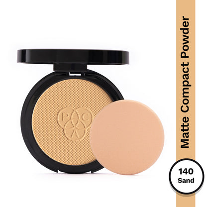 PAC Matte Touch Compact Powder - 140 Sand