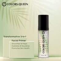 Thumbnail for Colors Queen 3 in 1 Facial Primer - 02 Green - Distacart