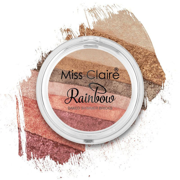 Miss Claire Rainbow Baked Shimmer Bricks - 1