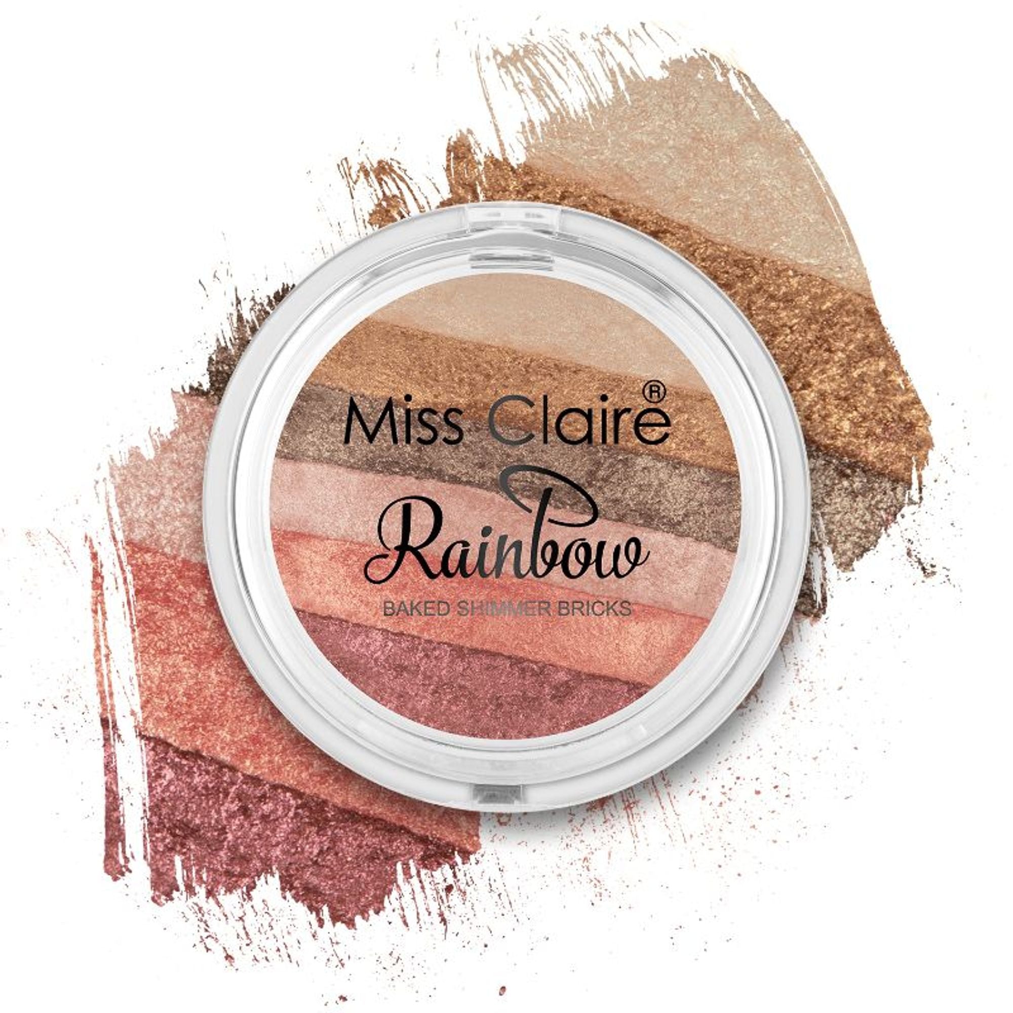 Miss Claire Rainbow Baked Shimmer Bricks - 1