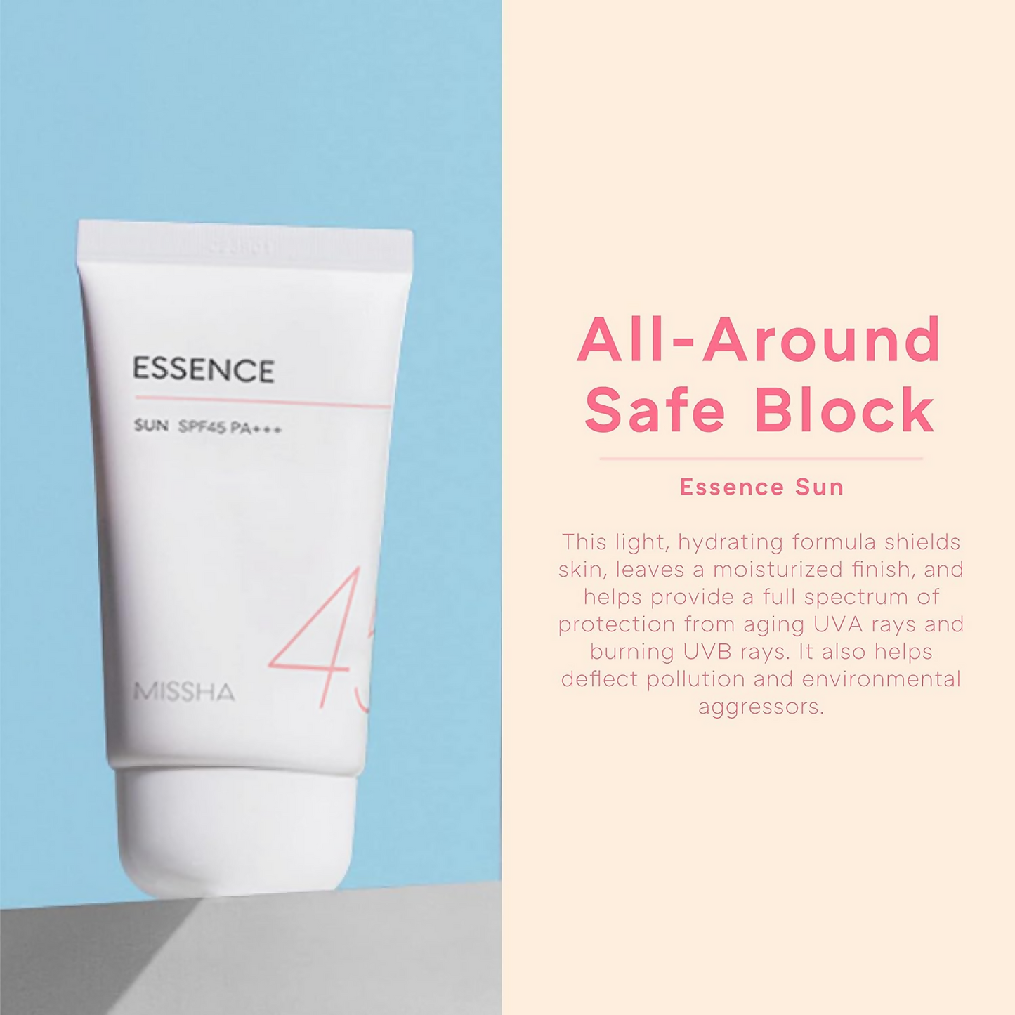 Missha Essence Sun Spf45 Pa+++ - Distacart