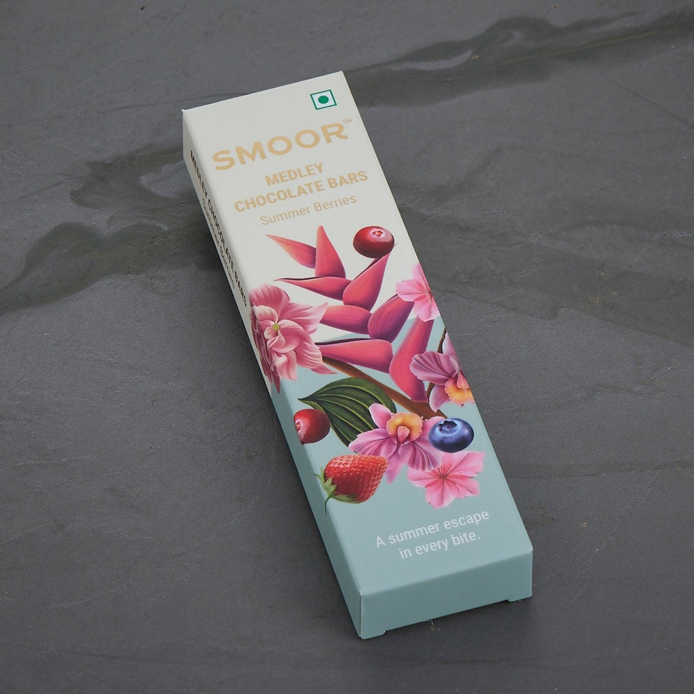 Smoor Medley Chocolate Bars Summer Berries