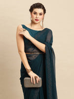 Thumbnail for Anouk Embellished Beads and Stones Pure Georgette Saree - Distacart