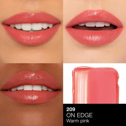 nars afterglow sensual shine lipstick on edge