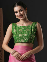 Thumbnail for Anouk Ethnic Motifs Printed Zari Kota Saree - Distacart