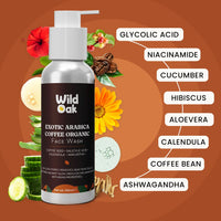Thumbnail for Wild Oak Exotic Arabica Coffee Organic Facewash - Distacart
