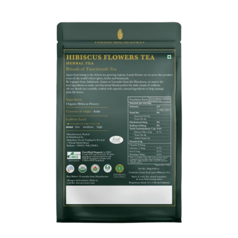Luxmi Estates Organic Hibiscus Flower Loose Tea - Dista