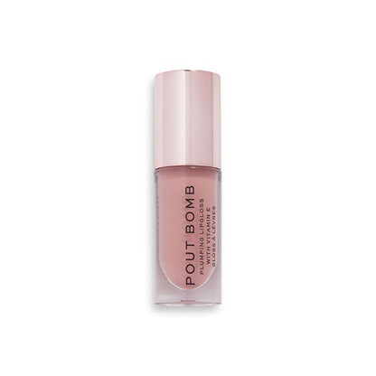 Makeup Revolution Pout Bomb Plumping Gloss - Doll - Distacart