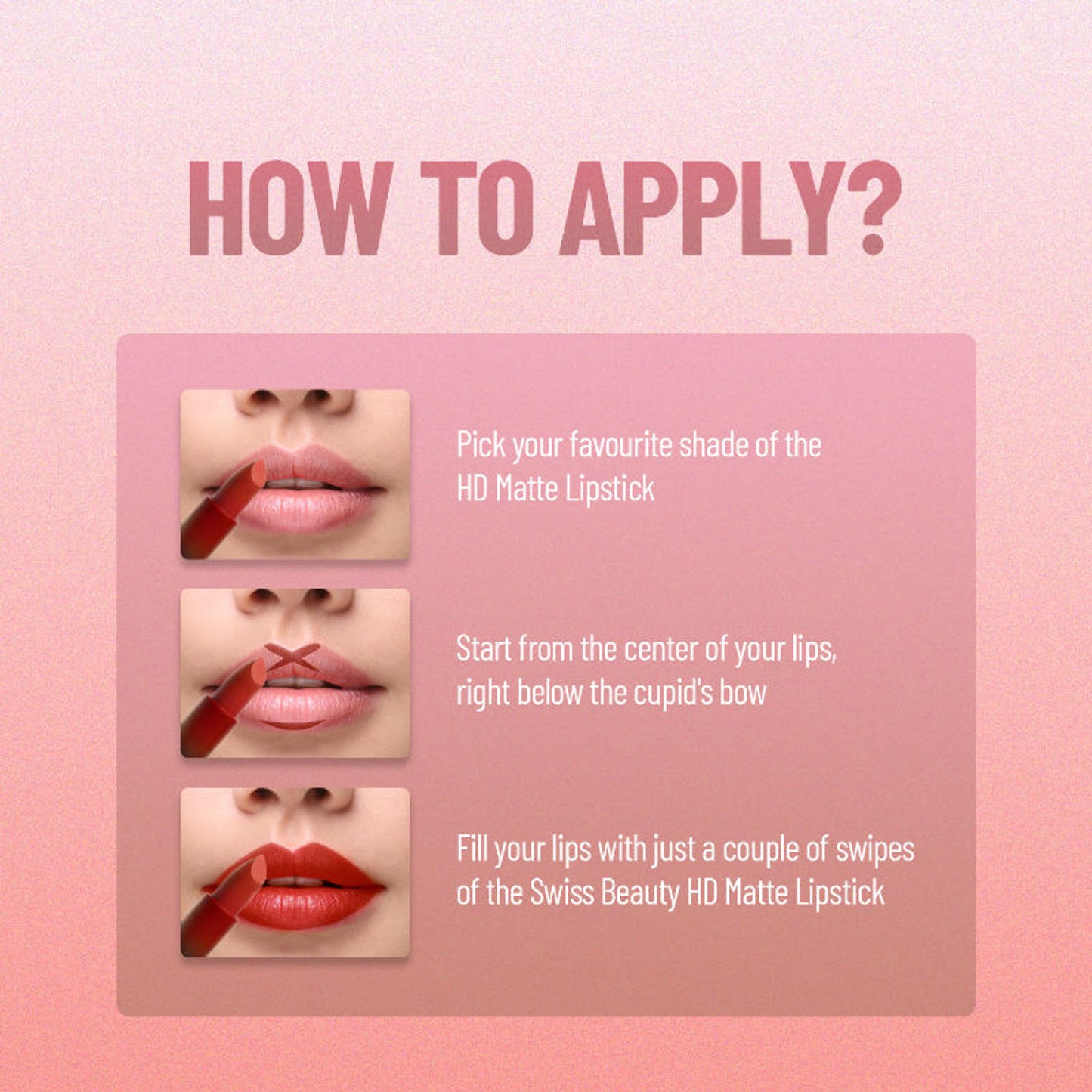 Swiss Beauty HD Matte Lipstick , High Coverage , Lightweight - 18 Coffee - Distacart
