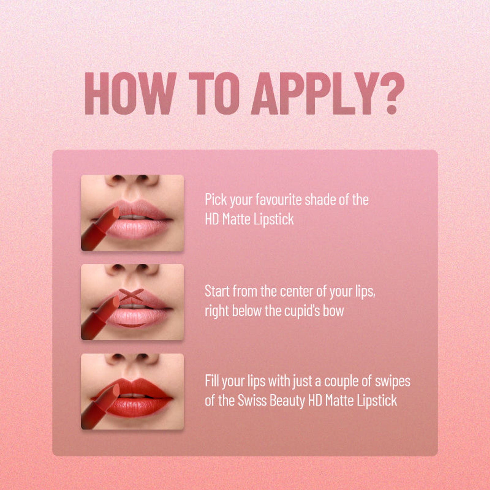 Swiss Beauty HD Matte Lipstick , High Coverage , Lightweight - 23 Murphy Brown - Distacart