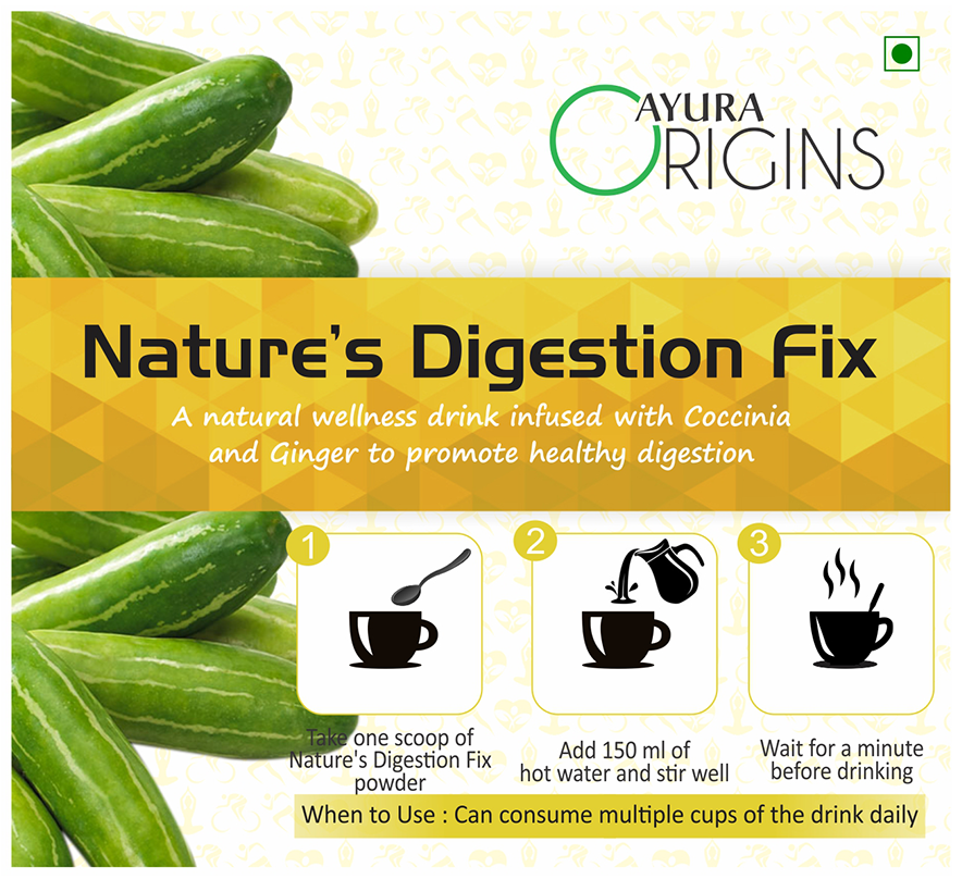 Ayura Origins Nature's Digestion Fix Powder - Distacart