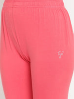 Thumbnail for TAG 7 Women Pack Of 2 Solid Comfort-Fit Ankle-Length Leggings - Distacart