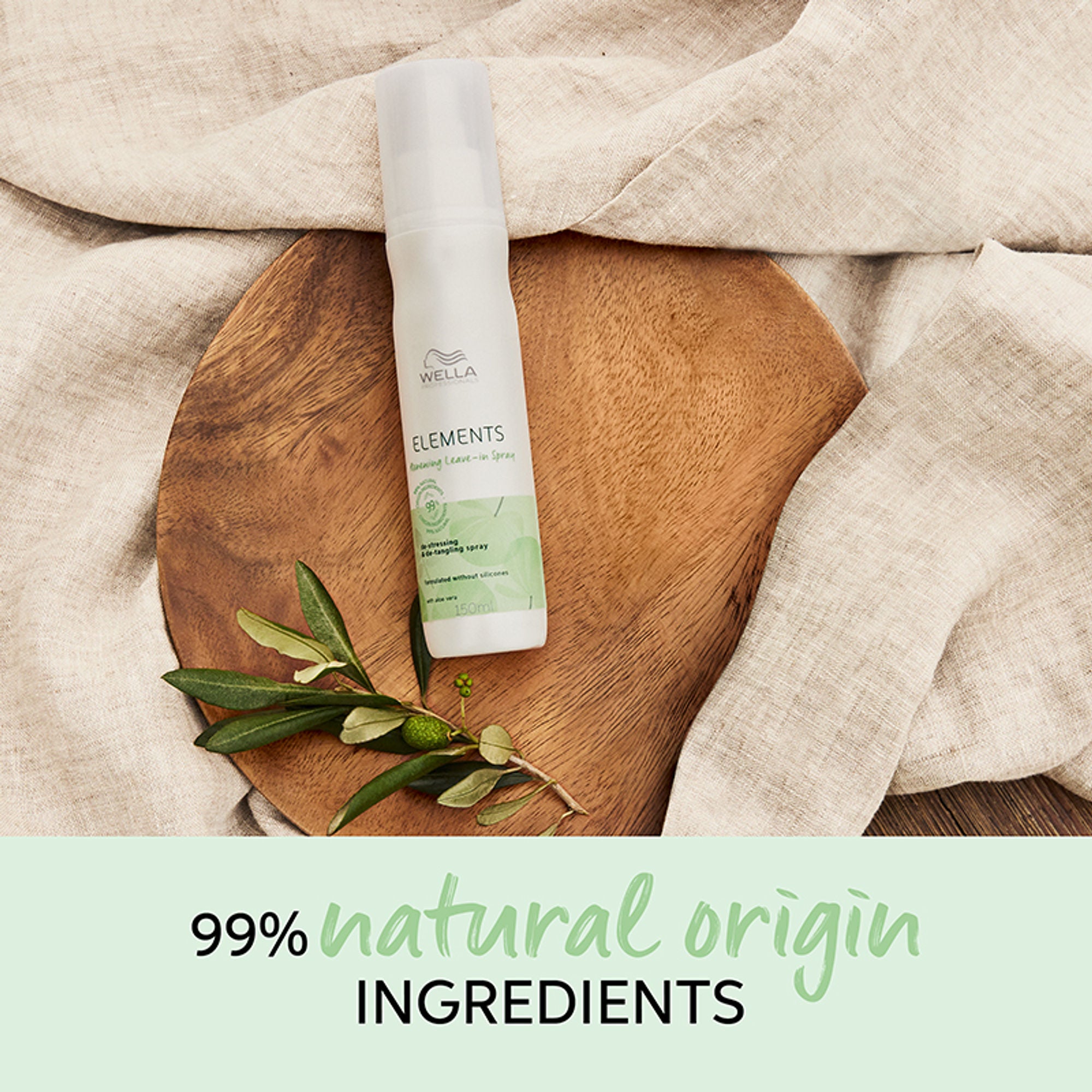 Wella Professionals Elements Renewing Leave-in Spray-for All Hair Types, Normal To Oily Scalp