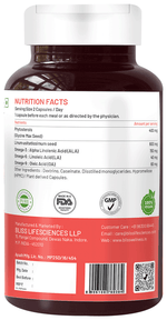 Thumbnail for bliss welness heart health phytosterols omega 3 6 9 veg capsule vegicap