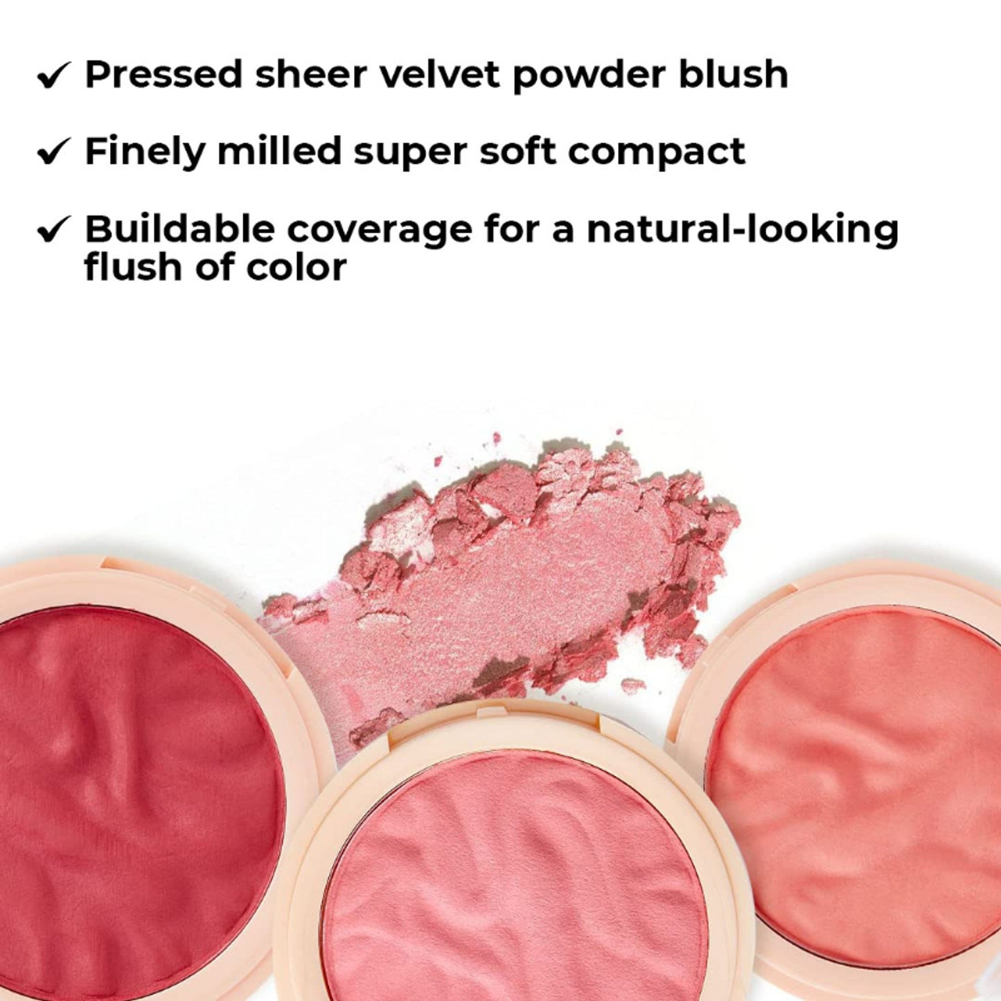 Makeup Revolution Blusher Reloaded - Rhubarb Custard - Distacart