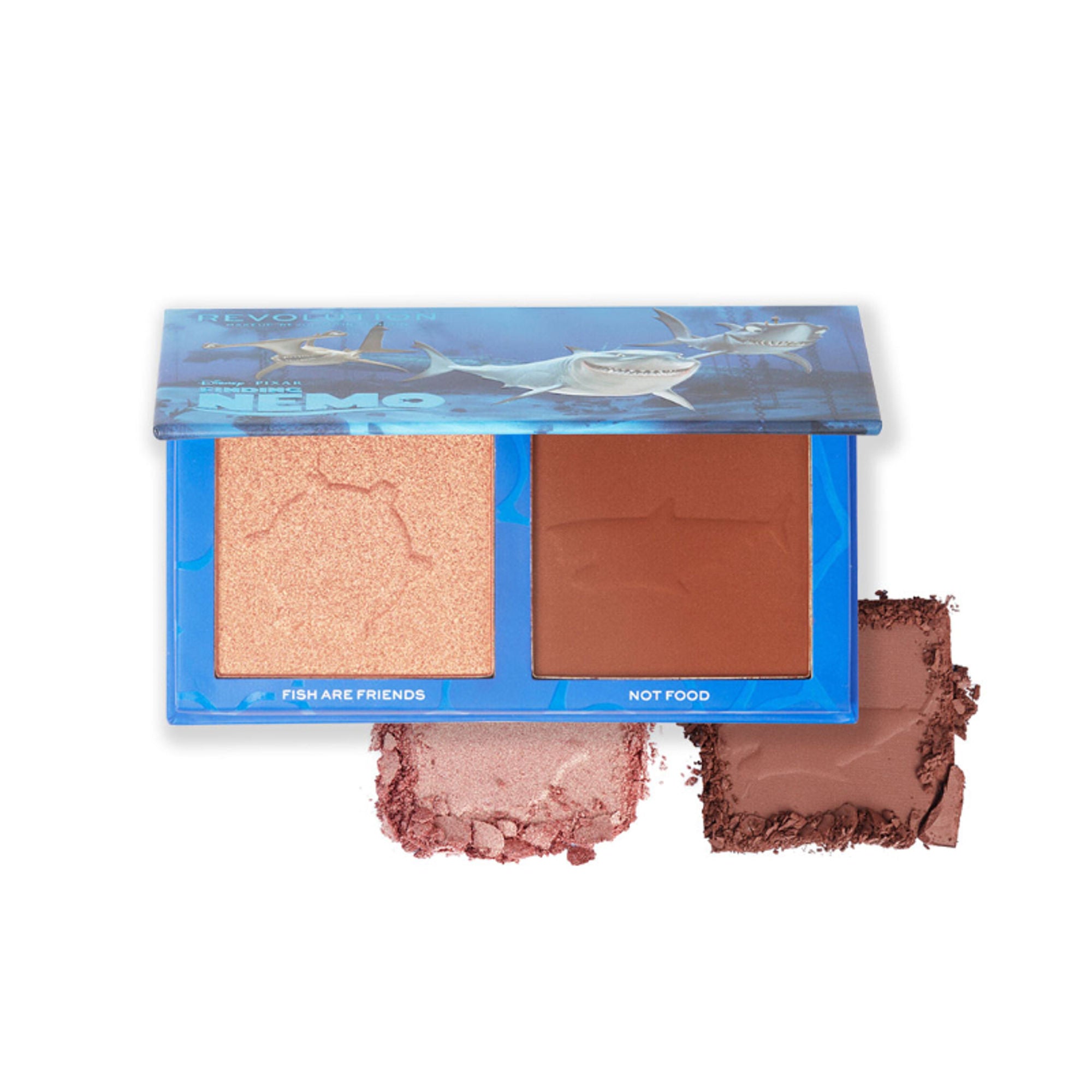 Makeup Revolution Disney Pixar's Finding Nemo X Revolution Bronzer & Highlighter Palette - Fish Are Friends