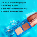 Thumbnail for Makeup Revolution Disney Pixar's Finding Nemo X Revolution Bronzer & Highlighter Palette - Fish Are Friends - Distacart