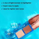 Thumbnail for Makeup Revolution Disney Pixar's Finding Nemo X Revolution Bronzer & Highlighter Palette - Wake Up - Distacart