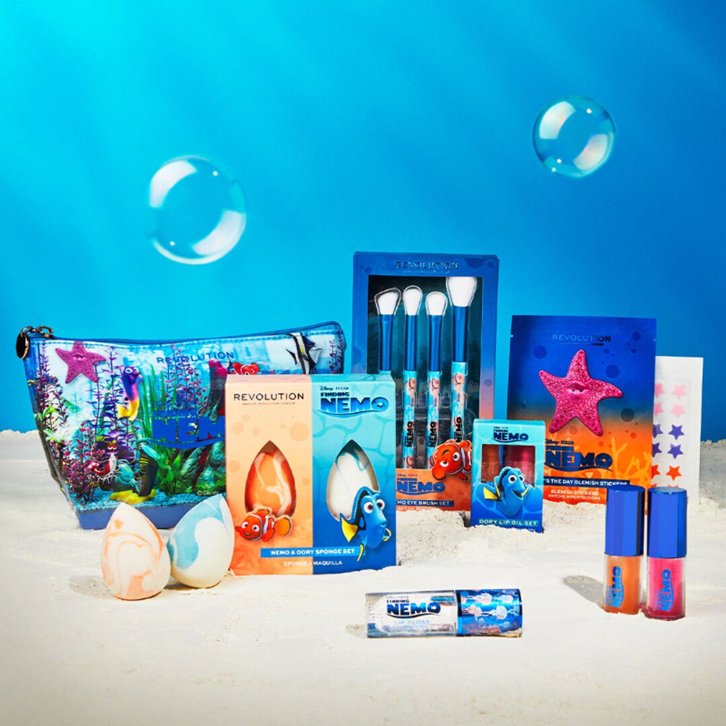 Makeup Revolution Disney Pixar鈥檚 Finding Nemo X Revolution Nemo Clear Lip Gloss - Distacart