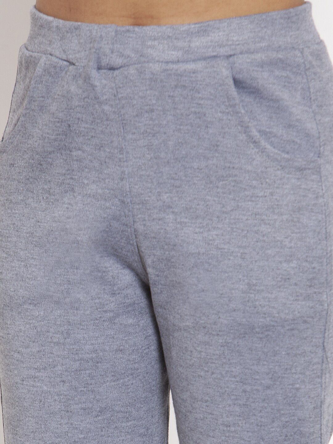 TAG 7 Women Grey Woolen Ankle-Length Leggings Pants - Distacart