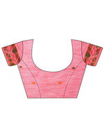 Thumbnail for Astita Linen Cotton Pink Saree