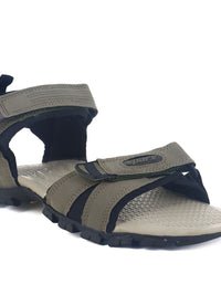 Thumbnail for Sparx Men Olive Green Solid Sports Sandals