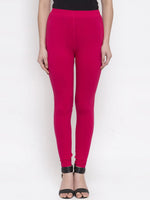 Thumbnail for TAG 7 Women Pack Of 2 Solid Churidar-Length Leggings - Distacart