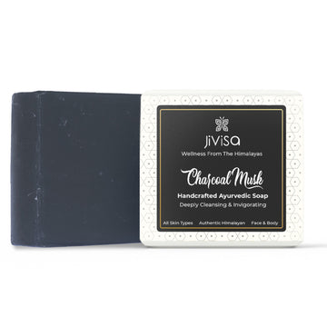 JiViSa Charcoal Musk Handcraft Ayurvedic Soap