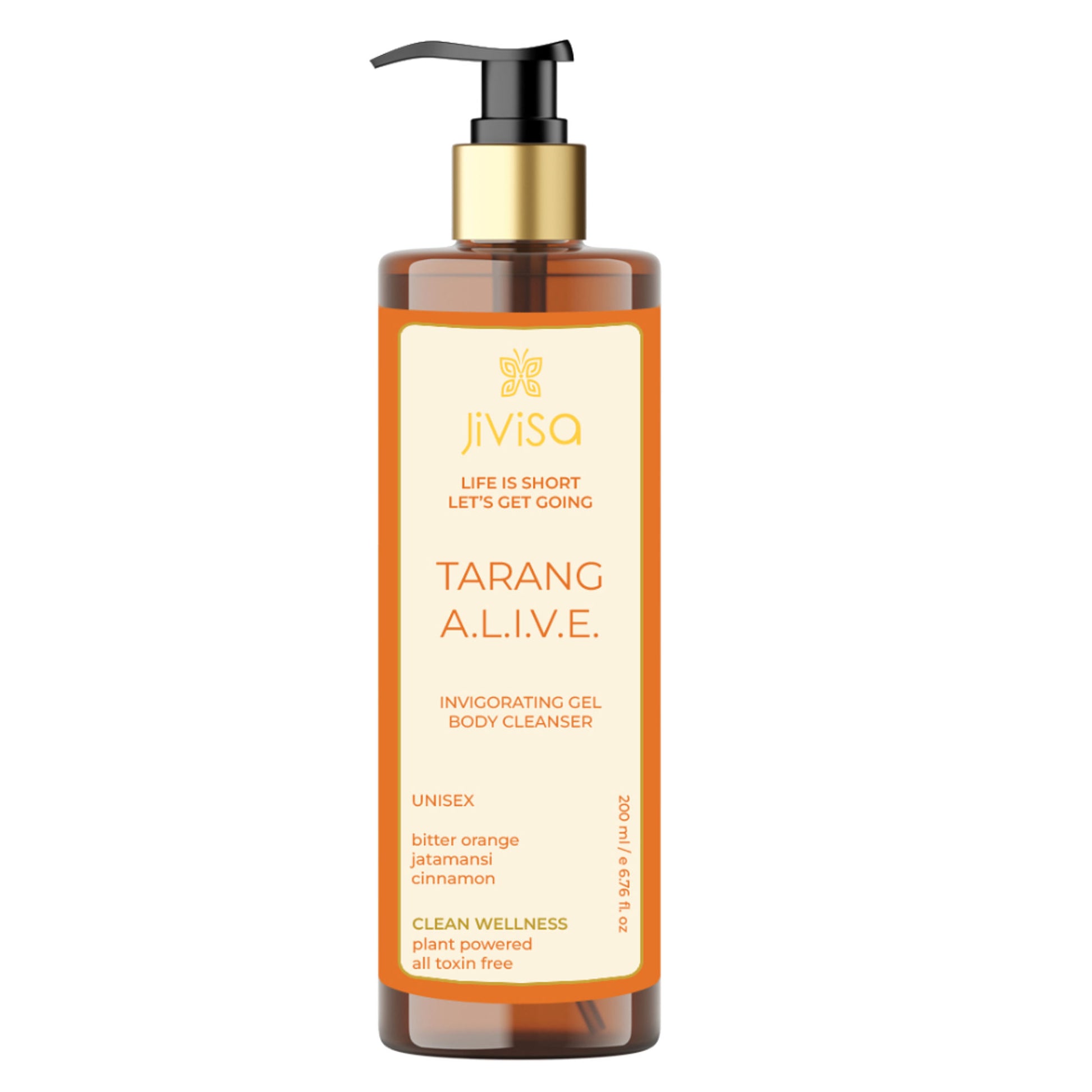 JiViSa Tarang Alive Invigorating Gel Body Cleanser - 200ml