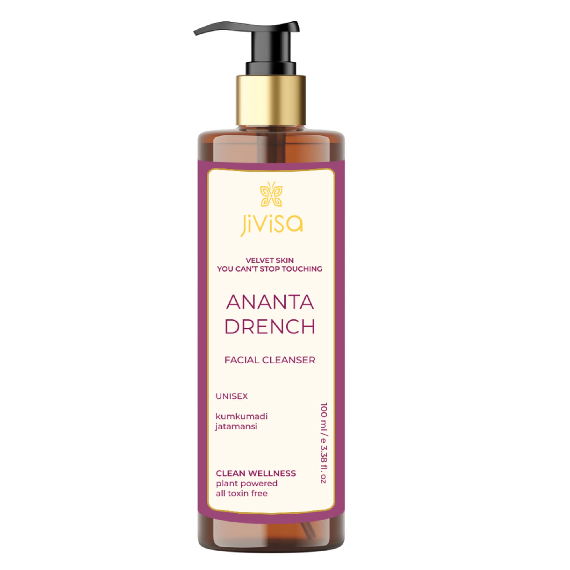 JiViSa Velvet Skin Ananta Facial Cleanser - 100ml