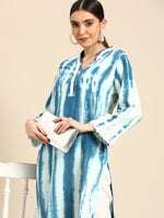 Thumbnail for Anouk Dyed Regular Kurta with Palazzos - Distacart