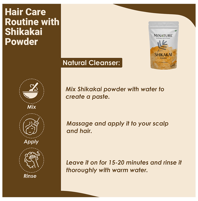 Minature Shikakai Organic Powder