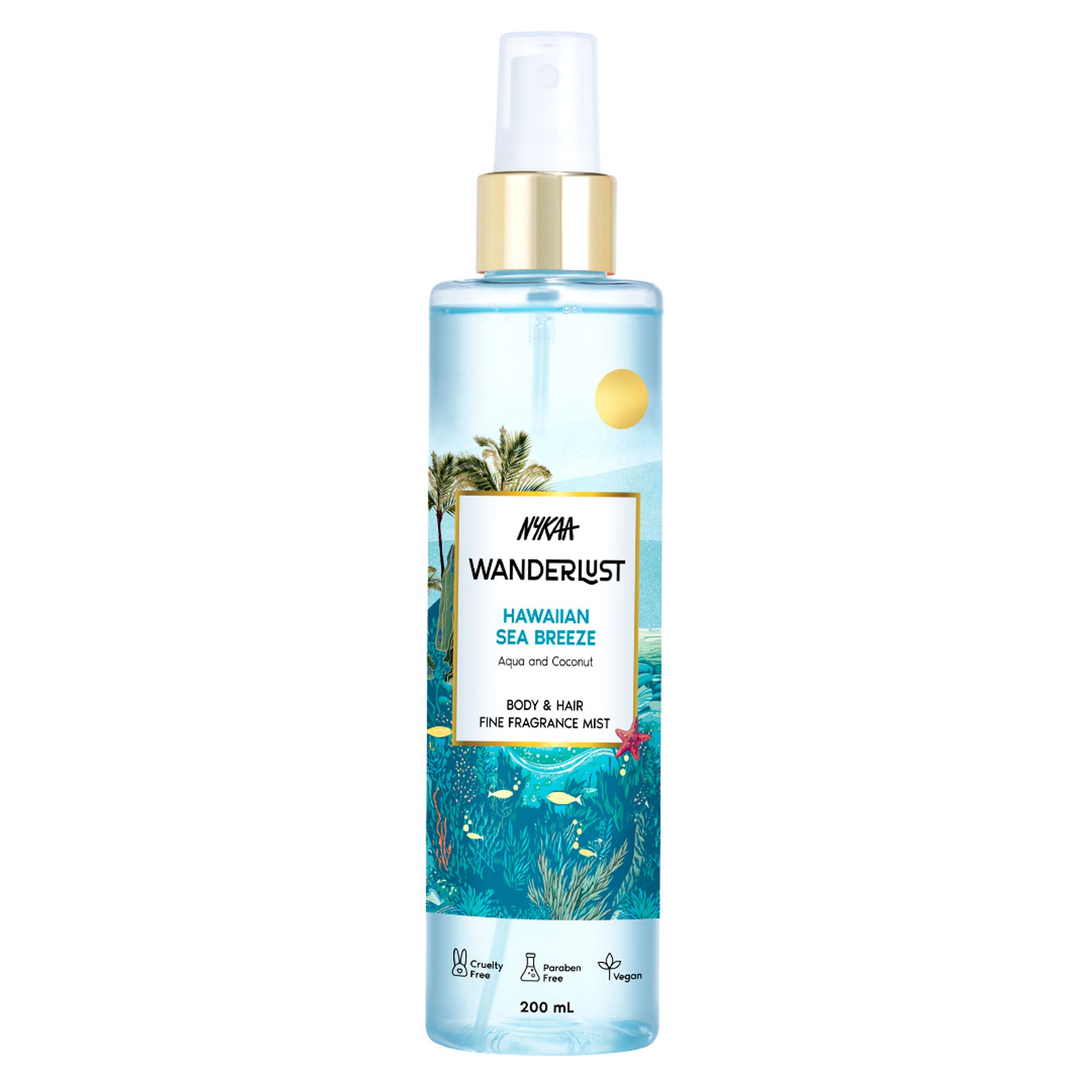 Wanderlust Fragrance Mist For Her - Hawaiian Sea Breeze - Distacart