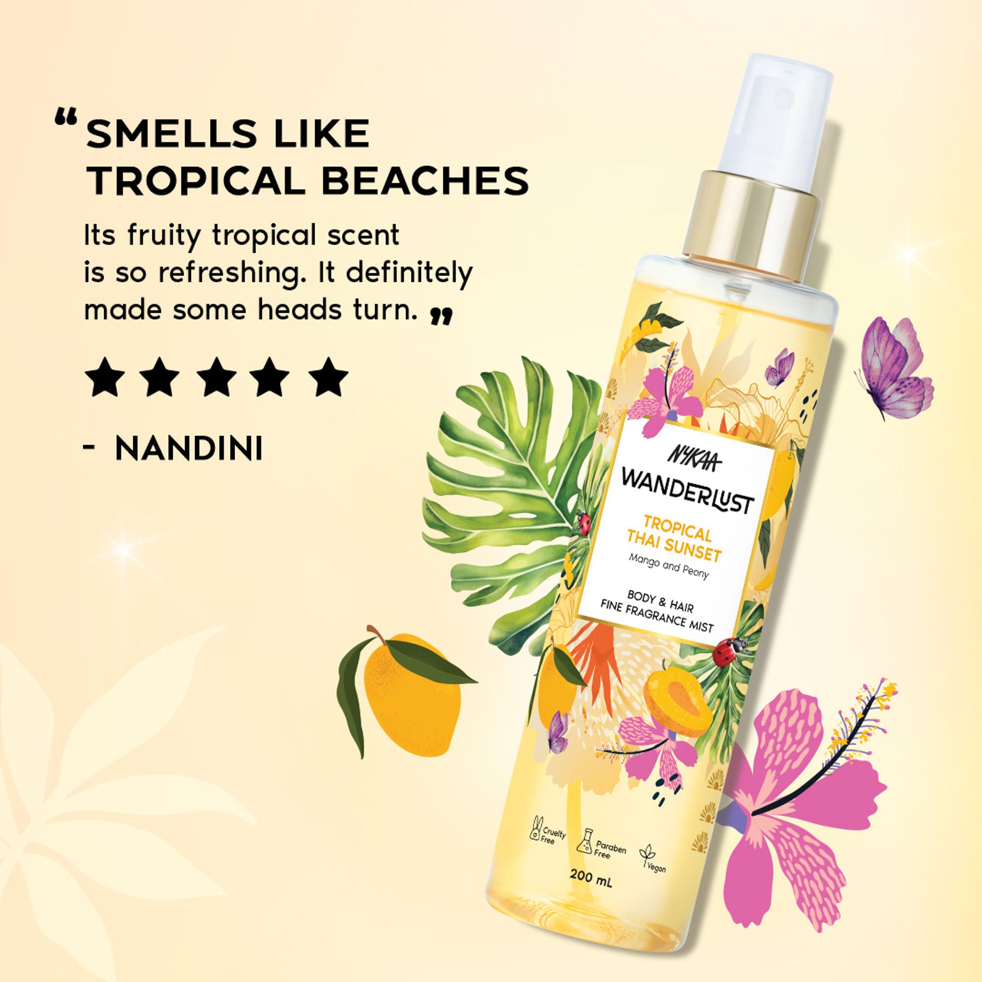 Wanderlust Fragrance Mist For Her - Tropical Thai Sunset - Distacart